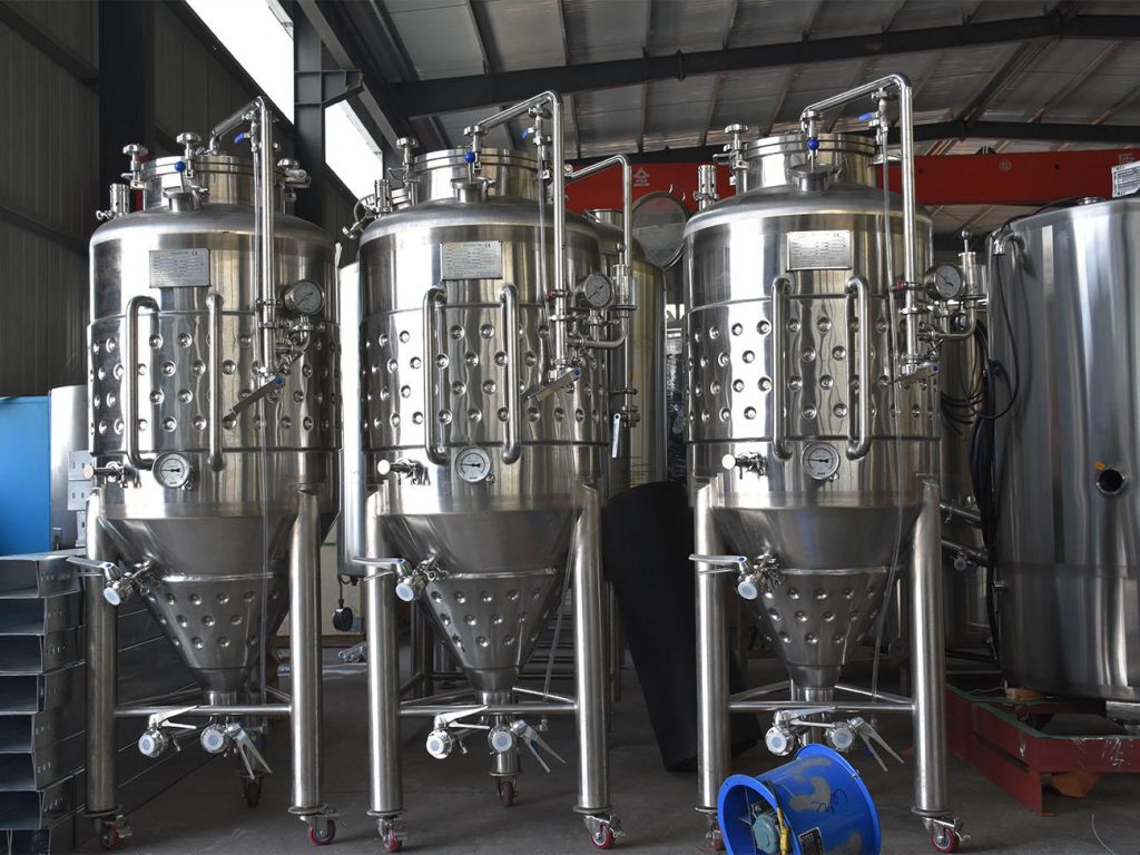 300L single wall conical beer fermenter