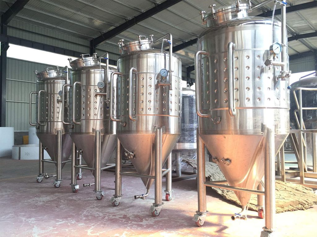 500L Non-Jacketed Conical Fermenters