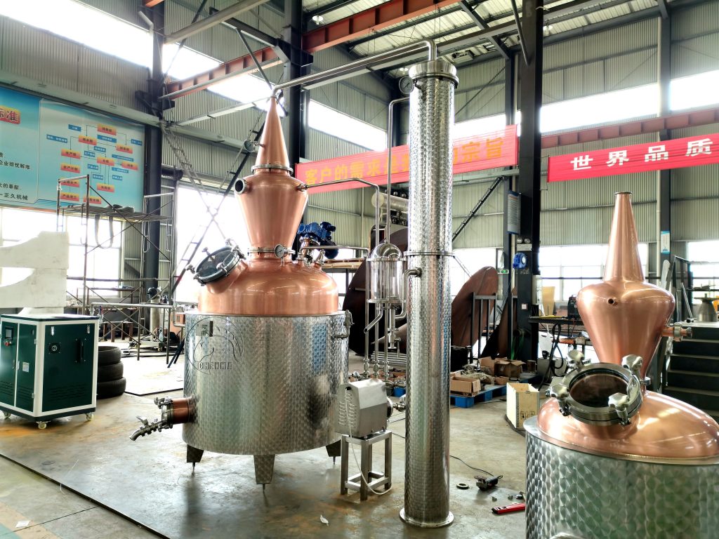 1000L rum and brandy distillery equipment